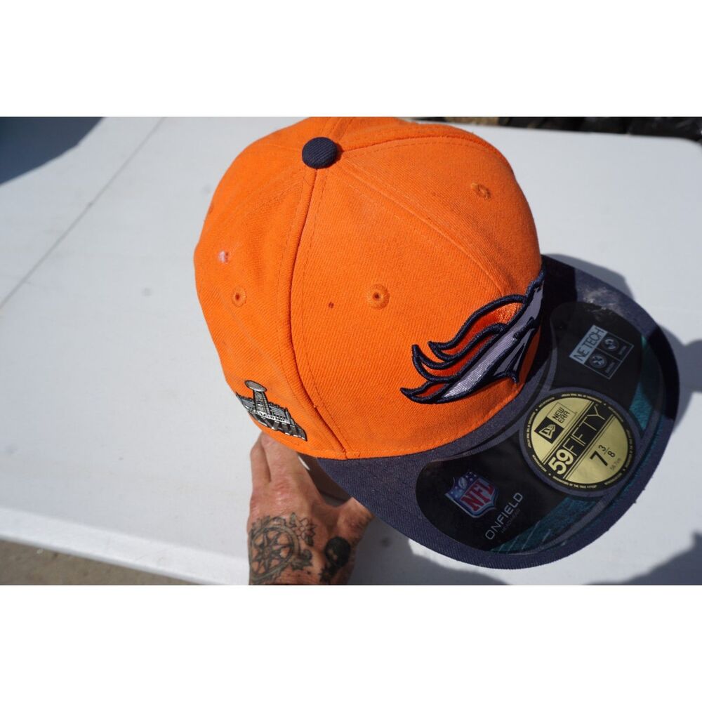 Denver Broncos Superbowl New Era Hat Collectible Vintage With Tags Classic
